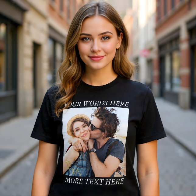 Custom Photo and Text T-Shirt (Von Creator hochgeladen)