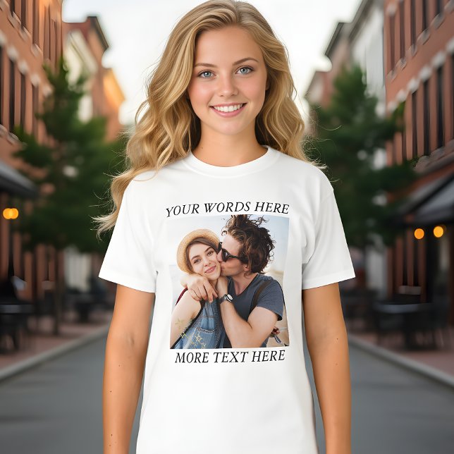 Custom Photo and Text T-Shirt (Von Creator hochgeladen)