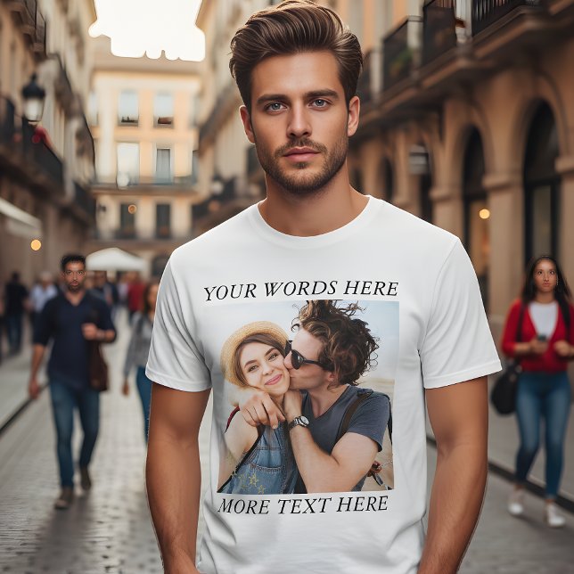 Custom Photo and Text T-Shirt (Von Creator hochgeladen)