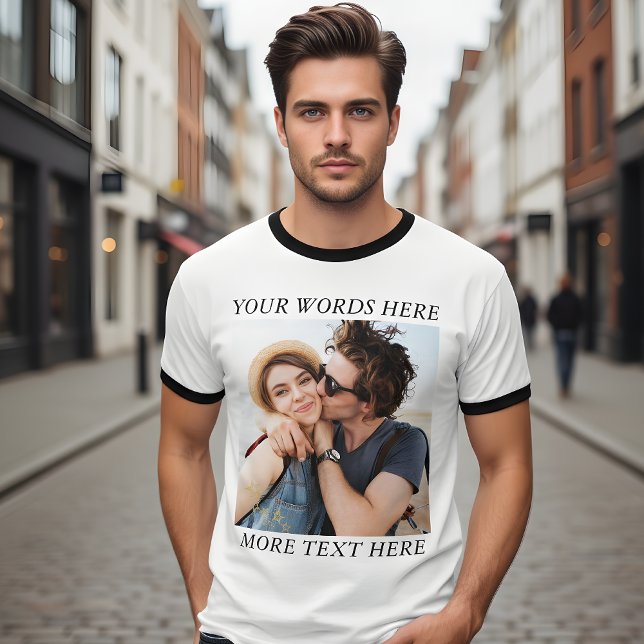 Custom Photo and Text T-Shirt (Von Creator hochgeladen)