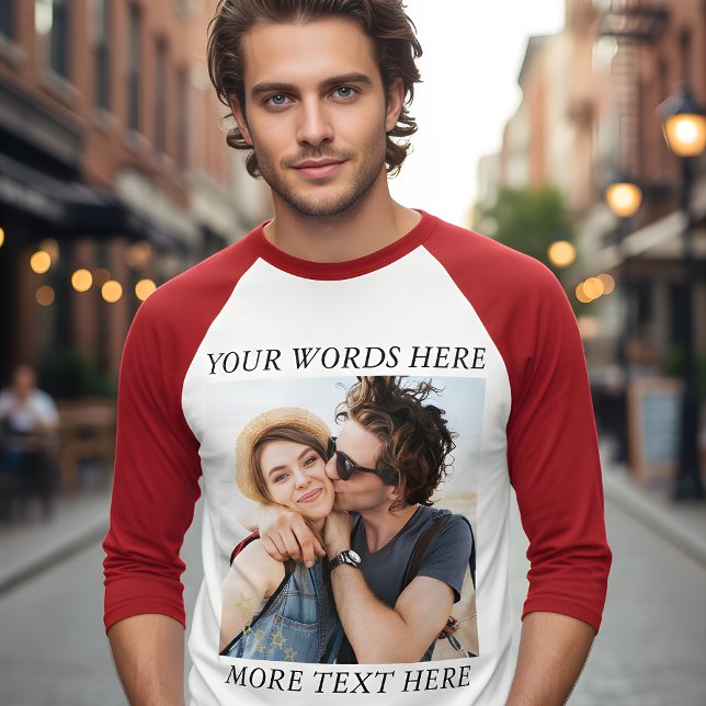 Custom Photo and Text T-Shirt (Von Creator hochgeladen)