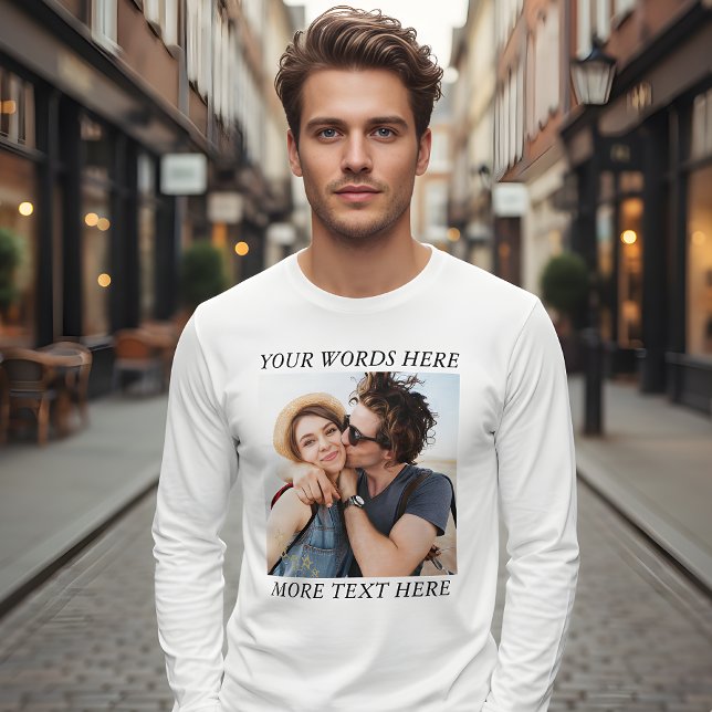 Custom Photo and Text T-Shirt (Von Creator hochgeladen)