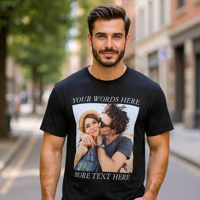 Custom Photo and Text T-Shirt (Von Creator hochgeladen)