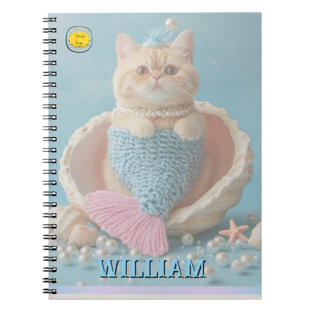 Custom photo cat pet  notebook notizblock (Vorderseite)