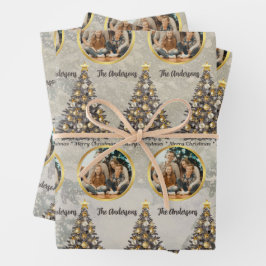Custom Photo Christmas Wrapping Paper Geschenkpapier Set