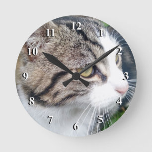 Custom photo clock Add your image here Runde Wanduhr