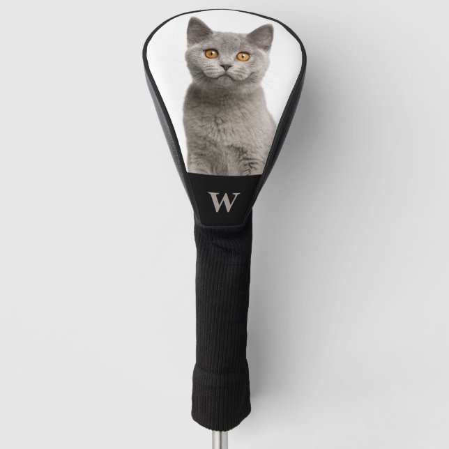 Custom Photo Family Pet Personalized Monogram Golf Headcover (Vorderseite)