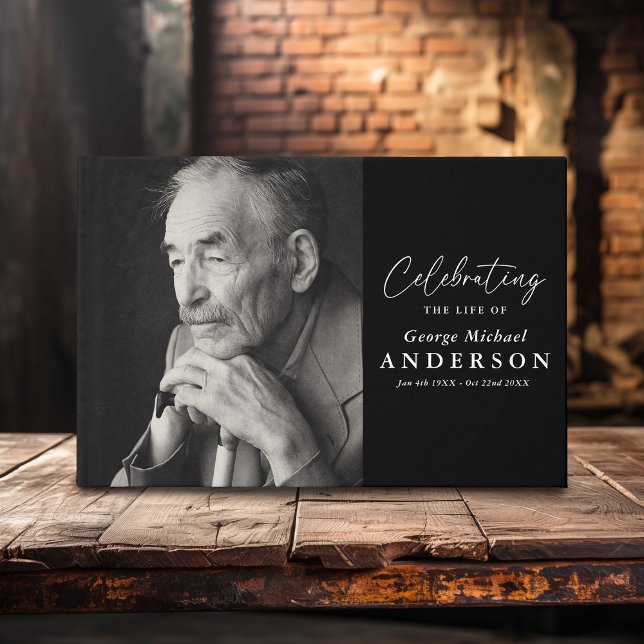 Custom Photo Funeral Sympathy Gästebuch (Von Creator hochgeladen)