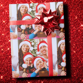 Custom Photo Gift Wrap , Family Custom Image Wrap Geschenkpapier