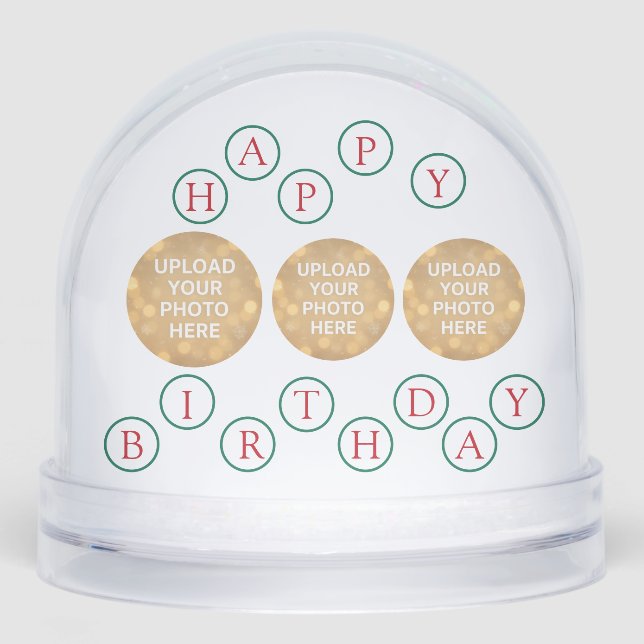 Custom Photo Happy Birthday (Avant)