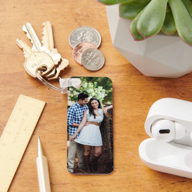 Custom Photo Keychain - Create Your Own Collage Schlüsselanhänger (Schreibtisch)