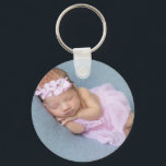 Custom Photo Keychain Gift Schlüsselanhänger<br><div class="desc">Add your custom photo to this stylish keychain gift. An ideal gift for yourself,  family and friends.</div>