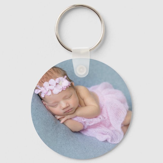 Custom Photo Keychain Gift Schlüsselanhänger (Vorderseite)