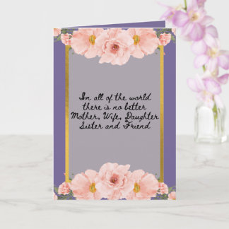 Custom Photo Mothers Day Karte
