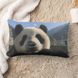 Custom Photo Panda Pillow Lendenkissen