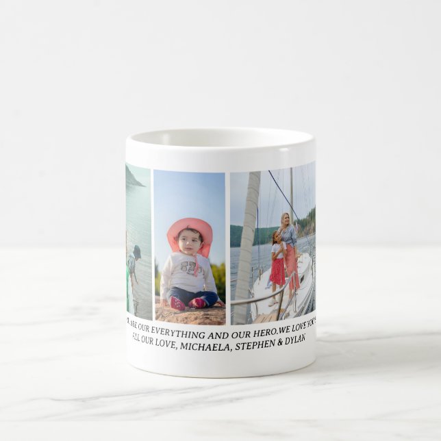 Custom Photo & Personal Message Mother’s Day Gift  Kaffeetasse (Mittel)