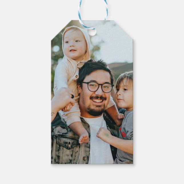 Custom Photo Personalized Geschenkanhänger (Vorderseite)