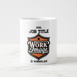 Custom Photo Personalized Job Title & Workplace  Jumbo-Tasse