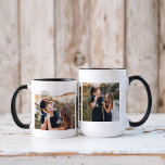 Custom Photo Personalized Mug Tasse<br><div class="desc">Cute simple modern design with 3 of your favorite Instagram photos in square frames. You can select from several mug size,  style and color options. This would be a great gift for family,  friends,  parents and grandparents!</div>