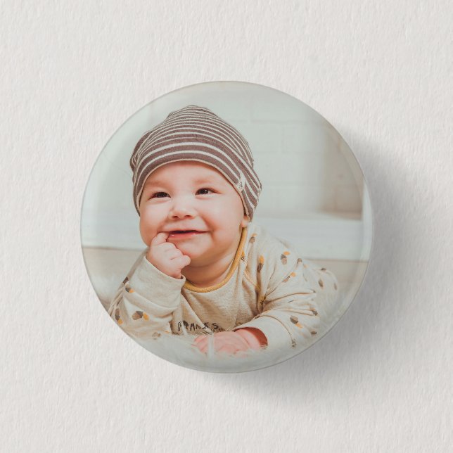 Custom Photo Personalized Photo Button (Vorderseite)