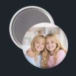 Custom Photo Personalized Refrigerator Magnet<br><div class="desc">Custom photo magnet personalize by replacing the sample/placeholder photos with your own photos.</div>
