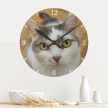 Custom Photo Personalized Runde Wanduhr<br><div class="desc">Upload a photo, and easily create your personalized photo wall clock. You can TRANSFER this DESIGN on other Zazzle products and adjust it to fit most of the Zazzle items. Standard Studio designs are made in high-resolution vector graphics for a professional print. Thank you for choosing our designs and stopping...</div>