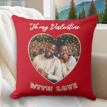 Custom Photo Romantic Heart Red Valentine’s Day