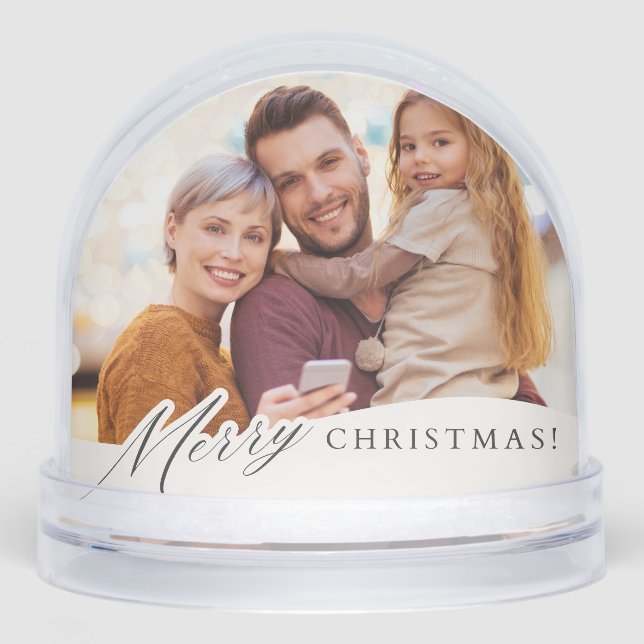 Custom Photo Snow Globe  (Avant)