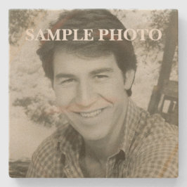 Custom Photo Stone Coaster – Photo Steinuntersetzer