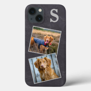 Custom Photo Stylish Dog Pet Cat Monogram Photo Case-Mate iPhone Hülle