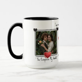 Custom Photo Valentines Coffee Mugs Online Dating Verwandlungstasse