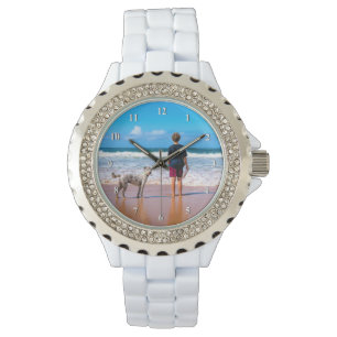 Custom Photo Watch Tour Photos with Pets Armbanduhr