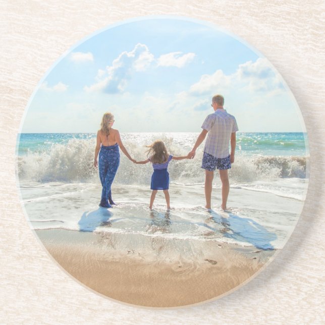 Custom Photo - Your Own Design - Personalized Getränkeuntersetzer (Vorne)