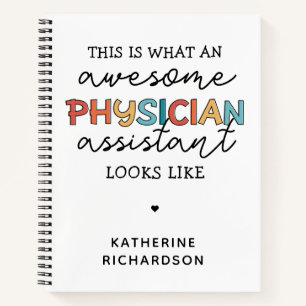 Custom Physician Assistant Funny Phantastisch PA G Notizbuch