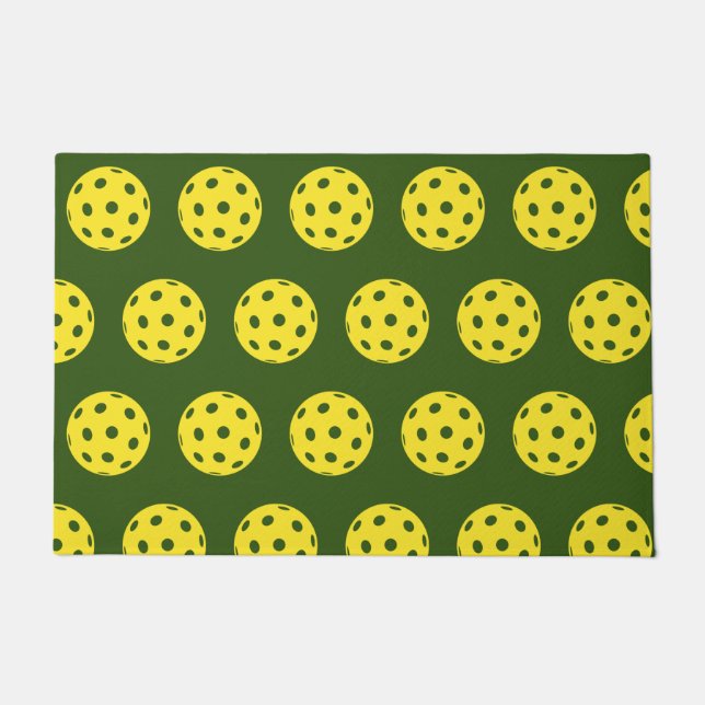 Custom Pickleball Door Mat Fußmatte (Vorderseite)