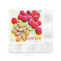 Custom Picnic Snack Raspberries Almonds Wasserfarb