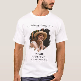 Custom Picture Memorial Shirt Name Dates Loved