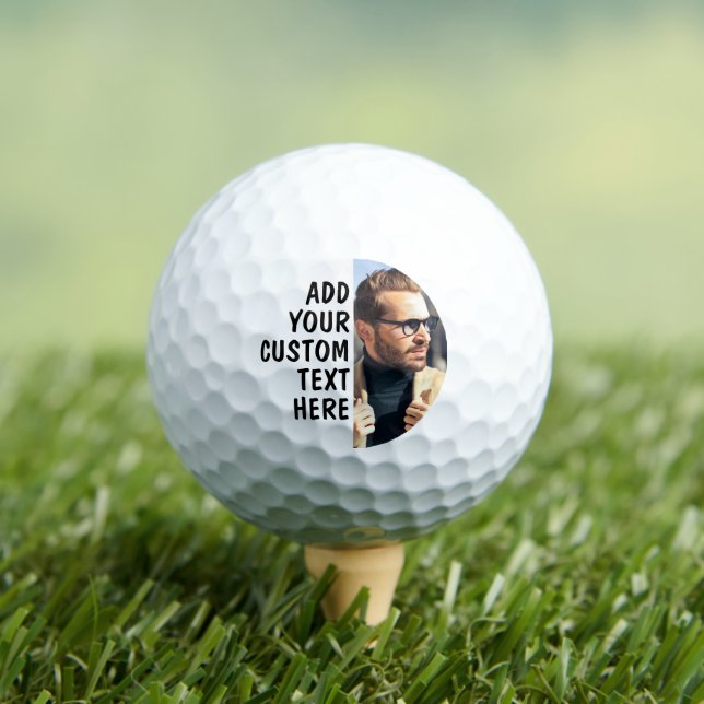Custom Picture With Text Golf Balls Golfball (Insitu T-Shirt)