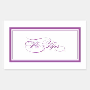 Custom_Pie-Pop Rechteckiger Aufkleber