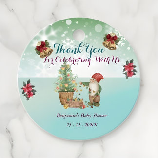 Custom Pine Star Baby Dusche Geschenkanhänger