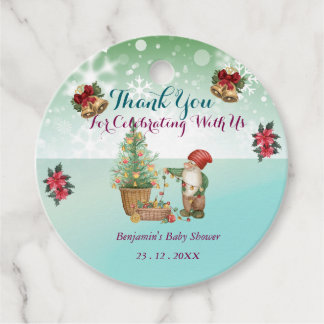 Custom Pine Star Baby Dusche Geschenkanhänger