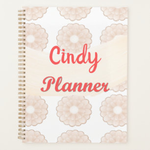 Custom Pink Anemone Planner Planer