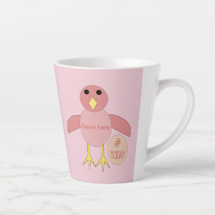 Custom Pink Birthday Girl Chick Milchtasse