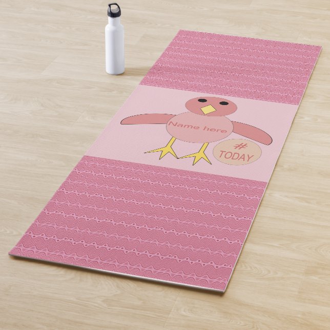 Custom Pink Birthday Girl Yogamatte (Beispiel)