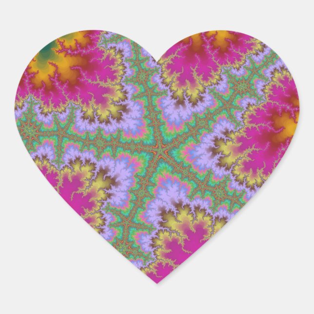 Custom Pink Cactus Starfish Heart Stickers (Vorderseite)