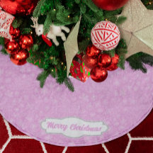 Custom Pink Doodle Weihnachts-Schlitten-Muster