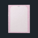 CUSTOM Pink Inky Dots To DO List Shopping Note Notizblock<br><div class="desc">Machen Sie Ihre Shopping-Listen stilvoll mit diesem maßgeschneiderten Einkaufs-,  Speisen- oder Liste-Notizblock. Passen Sie Ihre Bedürfnisse an oder fügen Sie Anzug hinzu. Fügen Sie Zeilen hinzu,  wenn Sie möchten. Karo in meinem Shop für mehr Größen und Stile!</div>