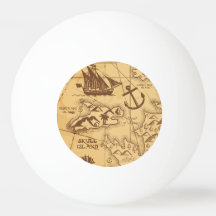 Custom Pirate Map Landpunktfamilie