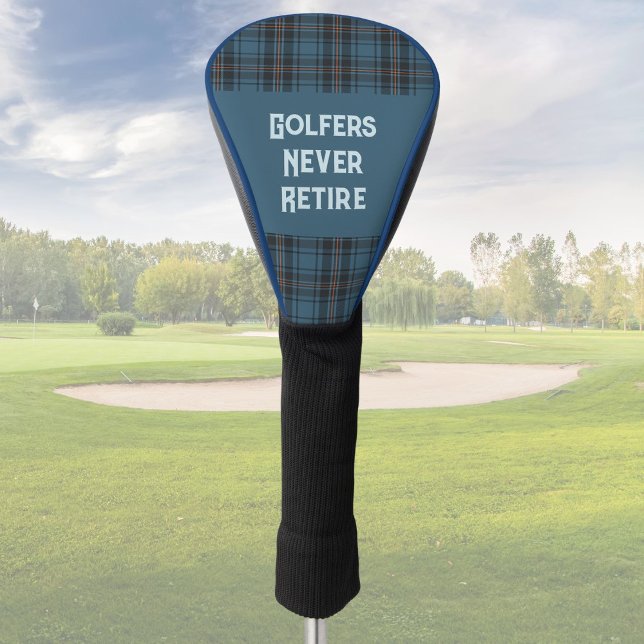 Custom Plaid Sports Retirement Geschenke für Vater Golf Headcover (Von Creator hochgeladen)