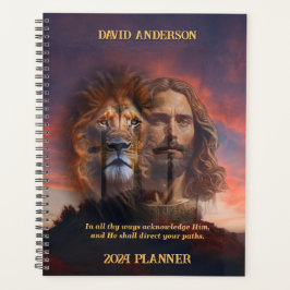 Custom Planer Jesus Lion Sunset Cross Hintergrund